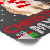 Alles wat ik voor Kerstmis wil is mijn kat Ugly Sa Poster (Hoek)