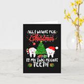 Alles wat ik voor Kerstmis wil is mijn twee-front- Kaart (Gele Bloem)