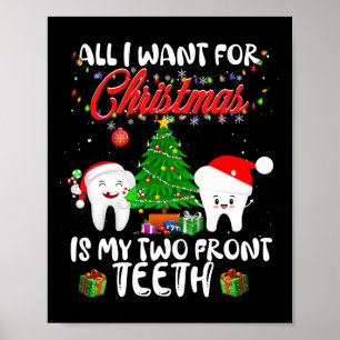 Alles wat ik voor Kerstmis wil is mijn twee-front- Poster