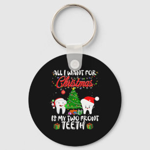 Alles wat ik voor Kerstmis wil is mijn twee-front- Sleutelhanger
