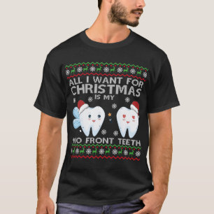 Alles wat ik voor Kerstmis wil is mijn twee-front- T-shirt