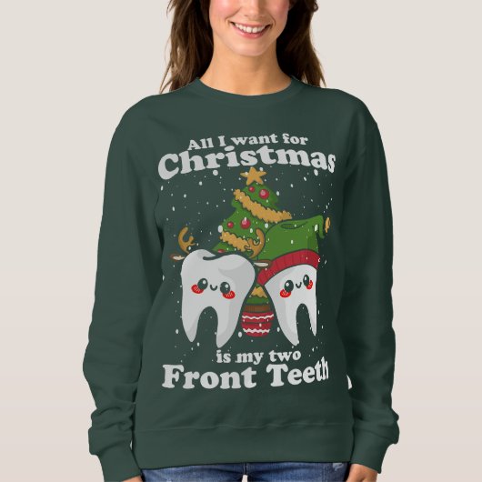 Alles wat ik voor Kerstmis wil is mijn twee-front- Trui (Voorkant)