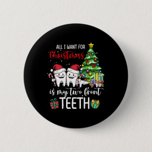 Alles wat ik voor Kerstmis wil is mijn twee Kind a Ronde Button 5,7 Cm