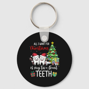 Alles wat ik voor Kerstmis wil is mijn twee Kind a Sleutelhanger