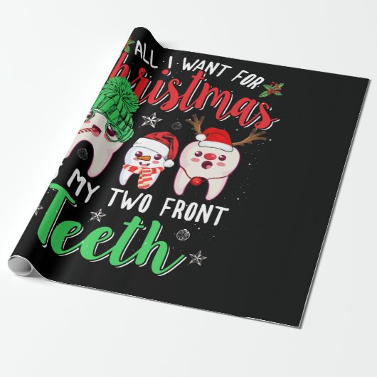 Alles wat ik voor Kerstmis wil is mijn twee voorst Cadeaupapier (Uitgerold)