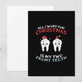 Alles wat ik voor Kerstmis wil is mijn twee voorst Kaart (Voorkant / Achterkant)