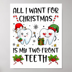 Alles wat ik voor Kerstmis wil is mijn twee voorst Poster