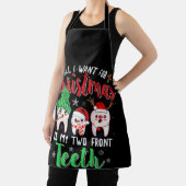 Alles wat ik voor Kerstmis wil is mijn twee voorst Schort (Insitu)