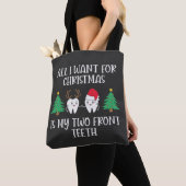 Alles wat ik voor Kerstmis wil is mijn twee voorst Tote Bag (Dichtbij)