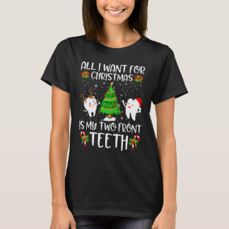 Alles wat ik voor Kerstmis wil is mijn twee voorta T-shirt