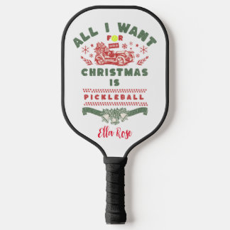 Alles wat ik voor Kerstmis wil is Pickleball  Paddle
