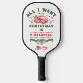 Alles wat ik voor Kerstmis wil is Pickleball  Paddle