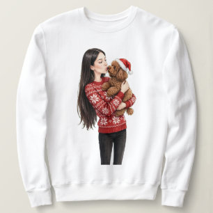 Alles wat ik voor Kerstmis wil is Poodle Poodle Trui