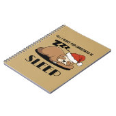 Alles wat ik voor Kerstmis wil is Slaap, Slapende Notitieboek (Linkerzijde)
