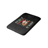 Alles wat ik voor Kerstmis wil is Slapen - Grappig Badmat (Gekanteld)