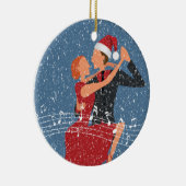 Alles wat ik voor Kerstmis wil is Tango Snowy Tang Keramisch Ornament (Rechts)