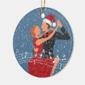 Alles wat ik voor Kerstmis wil is Tango Snowy Tang Keramisch Ornament (Links)