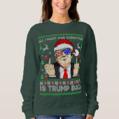 Alles wat ik voor Kerstmis wil, is Trump Terug in Trui (Voorkant)