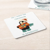 Alles wat ik voor Kerstmis wil... Kartonnen Onderzetters (Schuin)