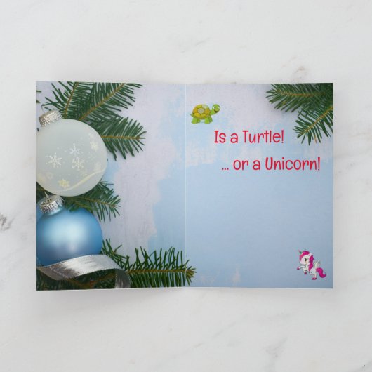 "Alles wat ik voor Kerstmis wil" - Kerstkaart voor Feestdagen Kaart (Binnen)