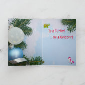 "Alles wat ik voor Kerstmis wil" - Kerstkaart voor Feestdagen Kaart (Binnen)