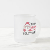 Alles wat ik voor Kerstmis wil Koffiemok (Voorkant rechts)