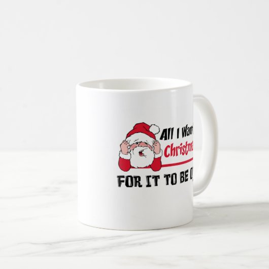 Alles wat ik voor Kerstmis wil Koffiemok (Voorkant rechts)