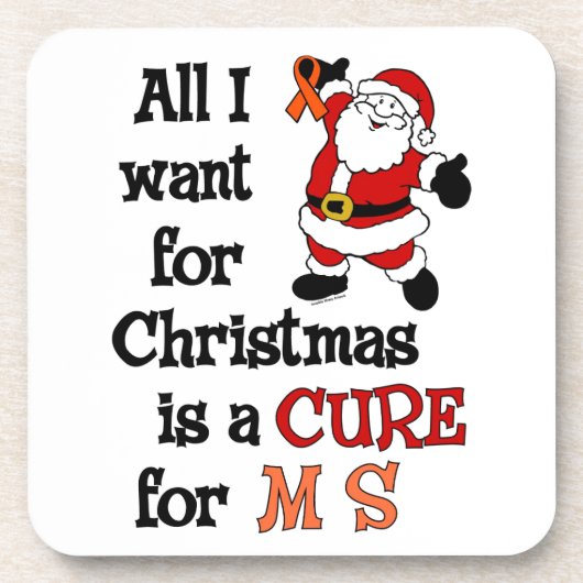 Alles wat ik voor Kerstmis wil...MS Bier Onderzetter (Voorkant)