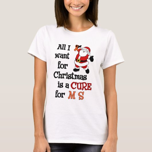 Alles wat ik voor Kerstmis wil...MS T-shirt (Voorkant)