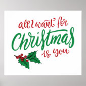 Alles wat ik voor Kerstmis wil Poster (Voorkant)