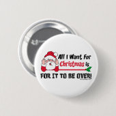 Alles wat ik voor Kerstmis wil Ronde Button 5,7 Cm (Voorkant /achterkant)