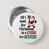 Alles wat ik voor Kerstmis wil... Ronde Button 7,6 Cm (Voorkant /achterkant)