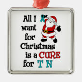 Alles wat ik voor Kerstmis wil...TN Metalen Ornament (Voorkant)
