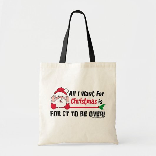 Alles wat ik voor Kerstmis wil Tote Bag (Voorkant)