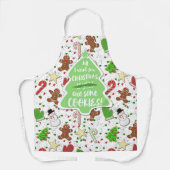 Alles wat ik voor Kerstmis wil zijn koekjes rond Schort (Voorkant)