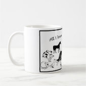 Alles wat ik weet is wat ik herder koffiemok (Links)