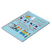 Alles wat ik weet over de liefde heb ik geleerd va notitieboek (Linkerzijde)