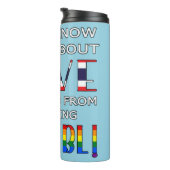 Alles wat ik weet over de liefde heb ik geleerd va thermosbeker (Geroteerd rechts)