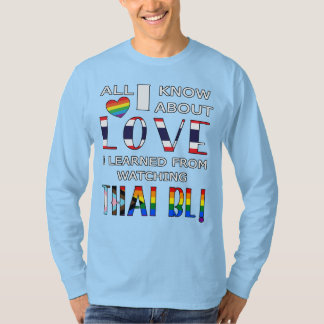 Alles wat ik weet over liefde heb ik geleerd van h t-shirt