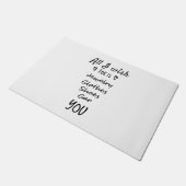 Alles wat ik wens is jou. deurmat (Schuin)