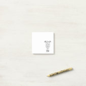 Alles wat ik wens is jou. post-it® notes (Op bureau)