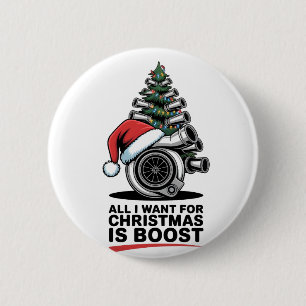 Alles wat ik wil Boost Kerst Boost Turbo Sinterkla Ronde Button 5,7 Cm