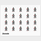 Alles wat ik wil Boost Kerst Boost Turbo Sinterkla Vierkante Sticker (Vel)