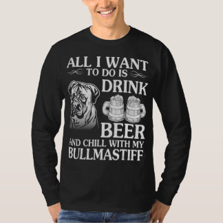 Alles wat ik wil doen is Drink bieren koelen met m T-shirt