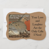 Alles wat ik wil is je feestdag Kaart (Voorkant)