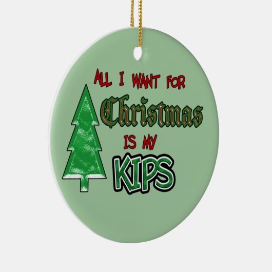 Alles wat ik wil...Kips Ornament (Rechts)