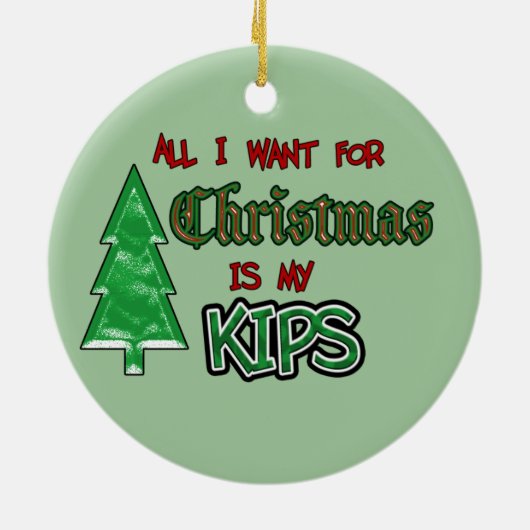 Alles wat ik wil...Kips Ornament (Achterkant)