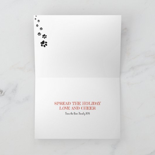 ALLES WAT IK WIL MET KERST customize tekst Kaart (Binnen)