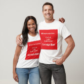 Alles wat ik wil voor Christmas Cork T-shirt (Unisex)