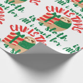 ALLES WAT IK WIL VOOR CHRISTMAS IS EEN SLOEISSQUAR CADEAUPAPIER (Hoek)